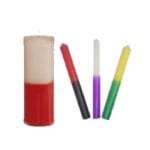 Velas y velones bicolor