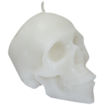 Vela Calavera blanca