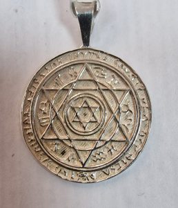 Colgante Sello Salomón, plata de ley 925