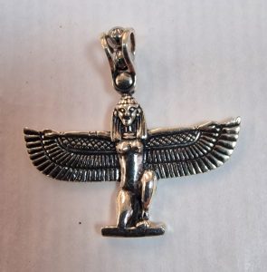 Colgante Diosa Isis, plata de ley 925