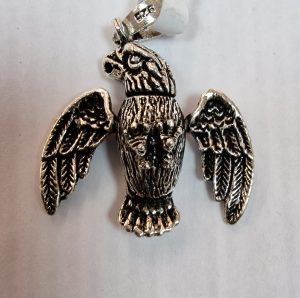 Colgante de Águila articulada, en plata de ley 925