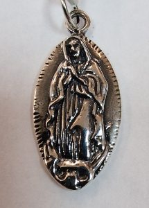 Colgante de la Santa Muerte realizado en plata de ley 925