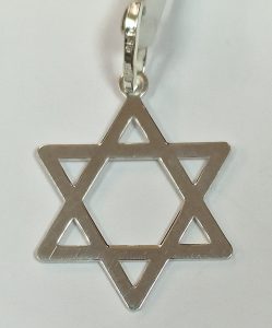Colgante Estrella de David, realizada en plata de ley 925