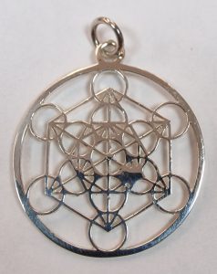 Sello - Cubo del Arcángel Metatron realizado en plata de ley 925