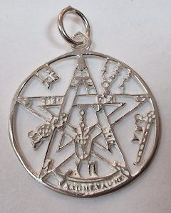 Medallón Tetragrámaton - plata 925