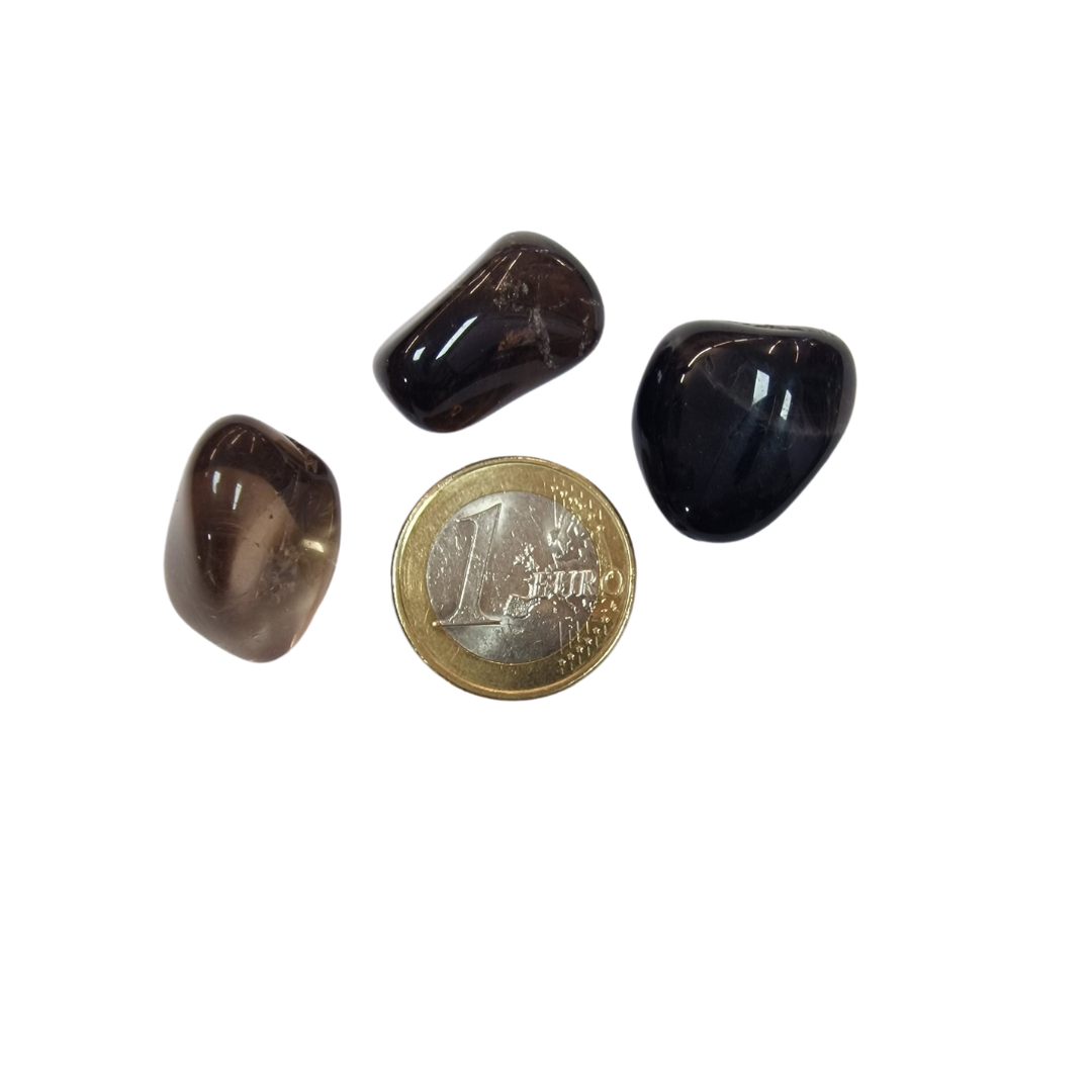 Cuarzo Ahumado, mineral rodado