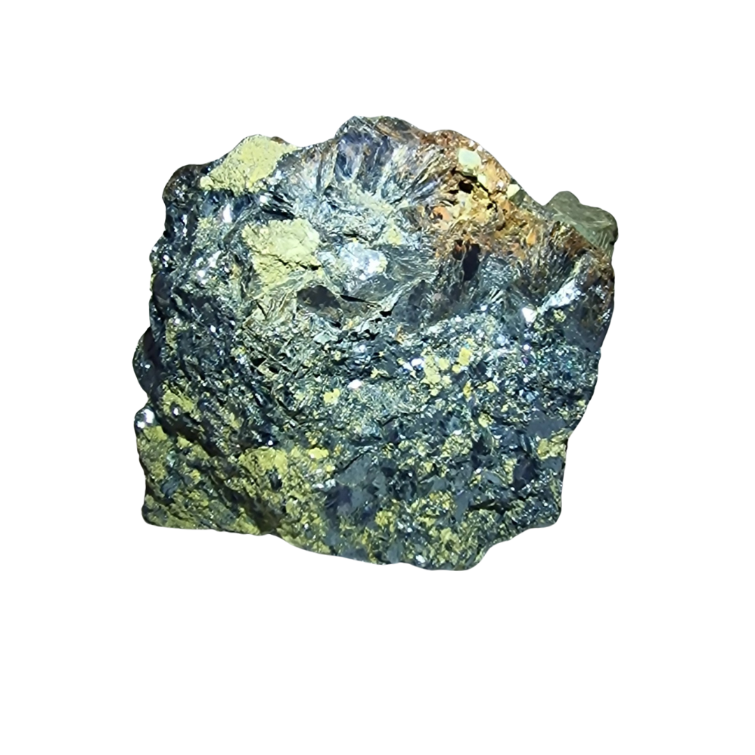 Galena sobre Pirita y Arsenopirita - Espécimen Mineral de Kosovo - Imagen 3