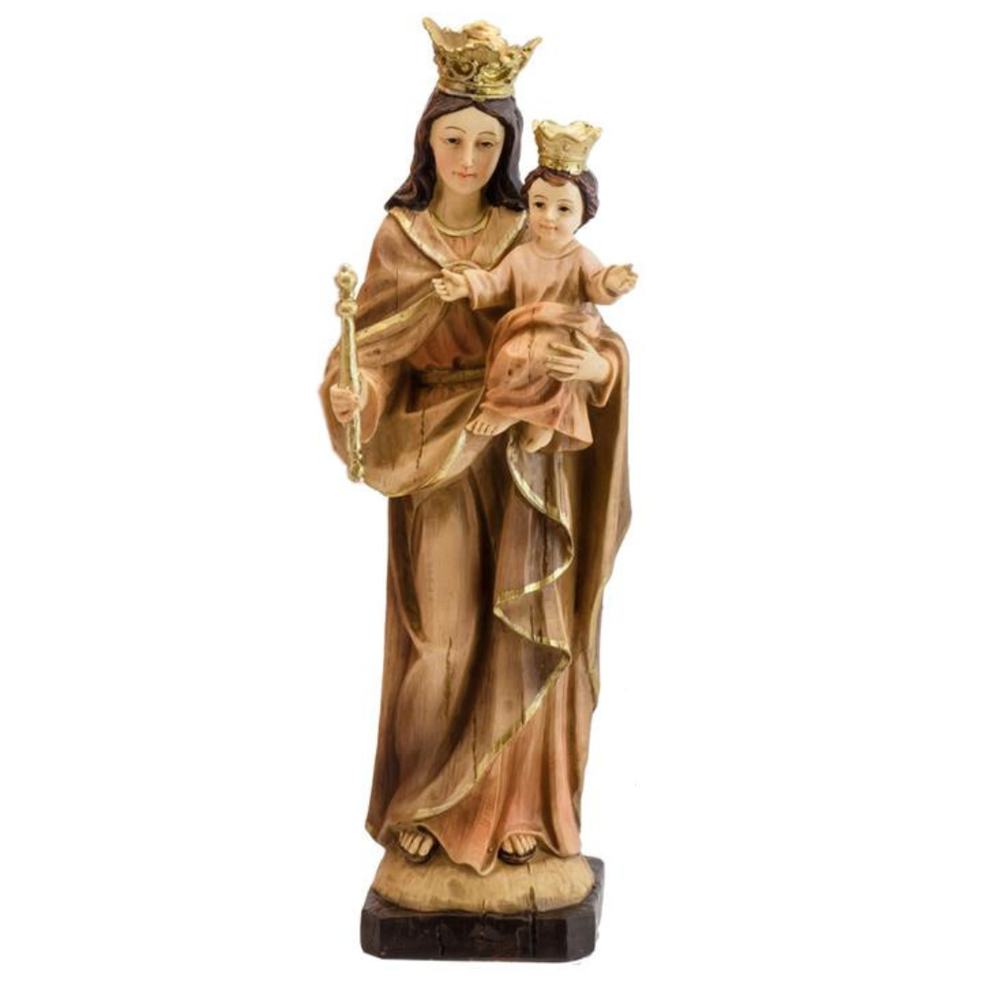 Virgen Maria Auxiliadora Madera - 20 cm / 30 cm