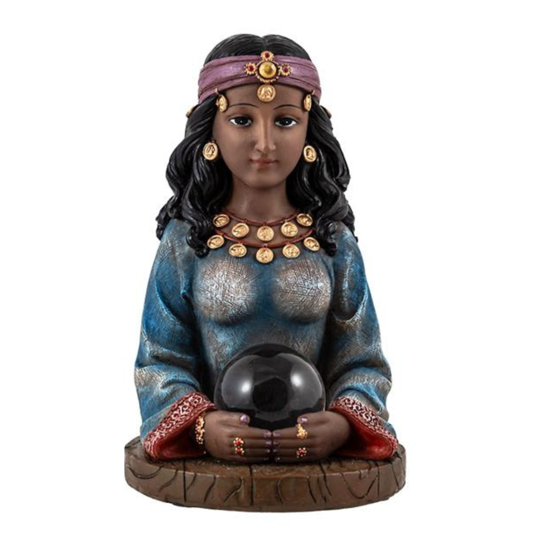 Gitana con Bola de Cristal - 16 cm