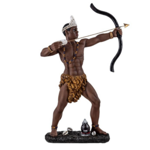 Oshosi, uno de los cuatro guerreros Orisas, el mejor cazador. - 31 cm