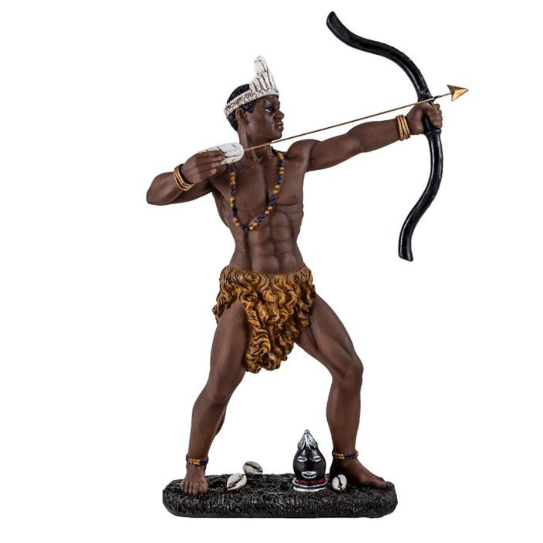 Oshosi, uno de los cuatro guerreros Orisas, el mejor cazador. - 31 cm