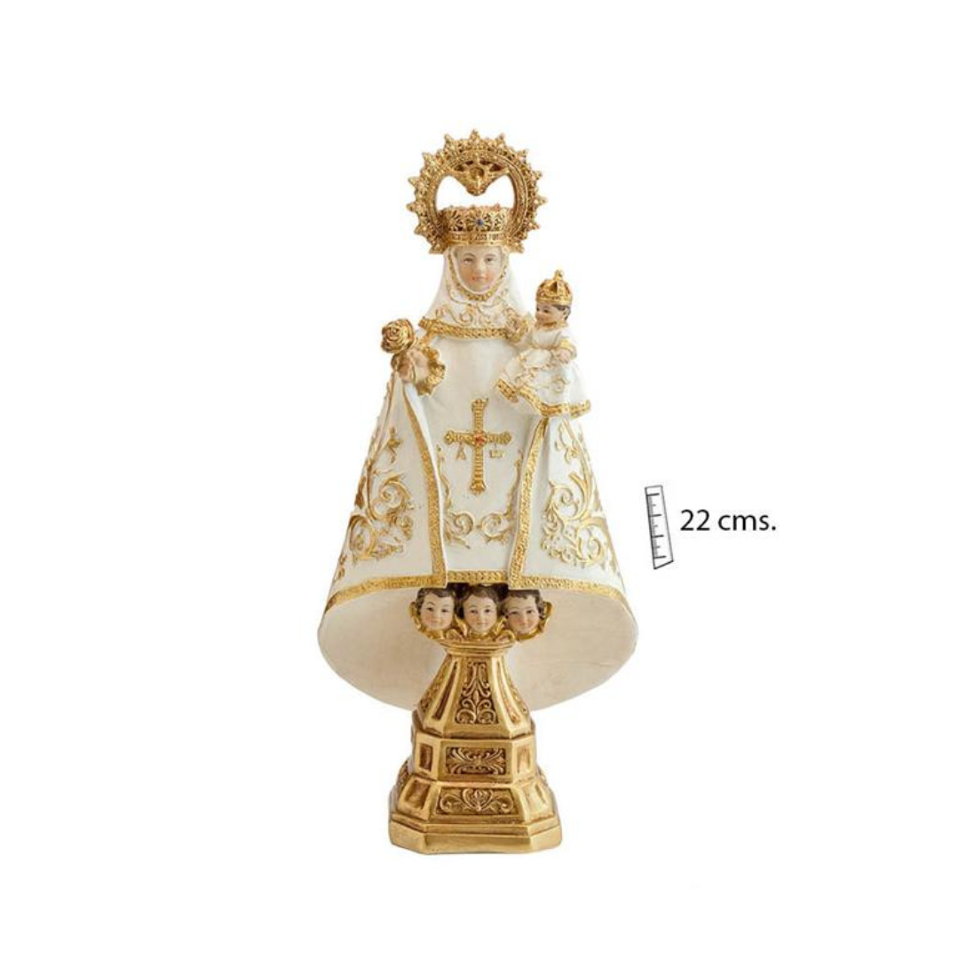 VIRGEN COVADONGA CREMA 22cm