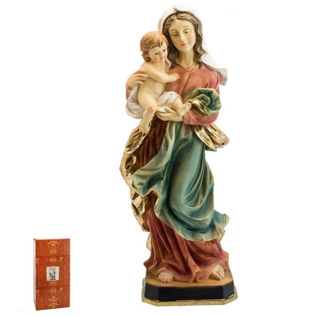 Virgen con niño - 12 cm / 16 cm / 38 cm / 46 cm / 66 cm / 86 cm / 100 cm - Imagen 2