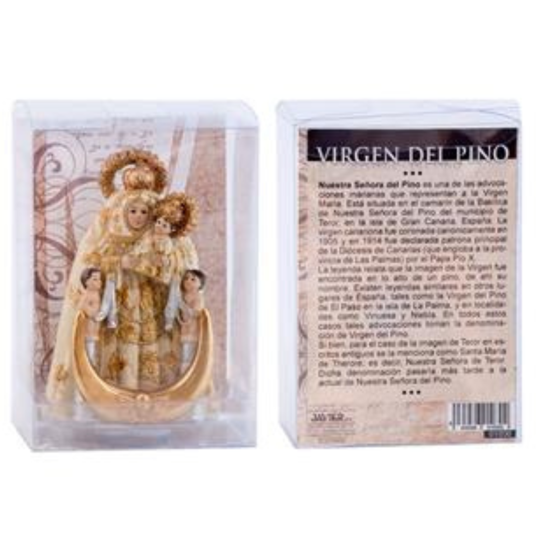 Virgen del Pino - 10 cm / 18 cm - Imagen 2