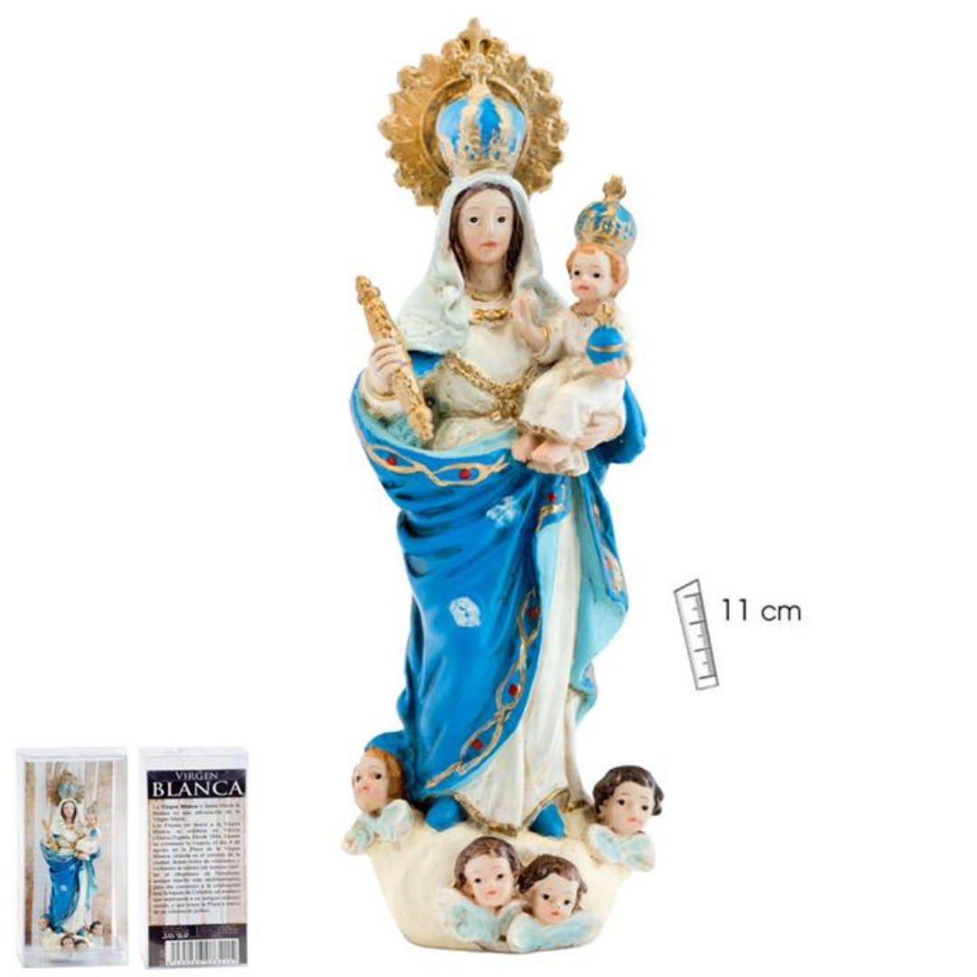 Virgen Blanca, Victoria - 11 cm - Imagen 2