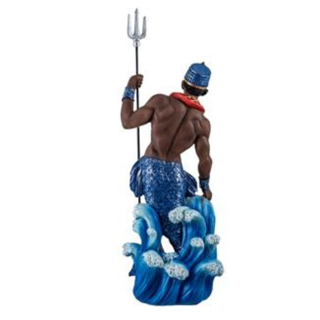 Olokun, dueño de las profundidades. Lado negativo de Yemaya - 31 cm - Imagen 2