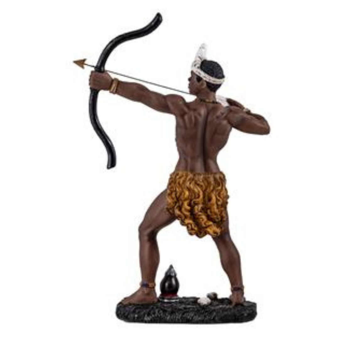 Oshosi, uno de los cuatro guerreros Orisas, el mejor cazador. - 31 cm - Imagen 2