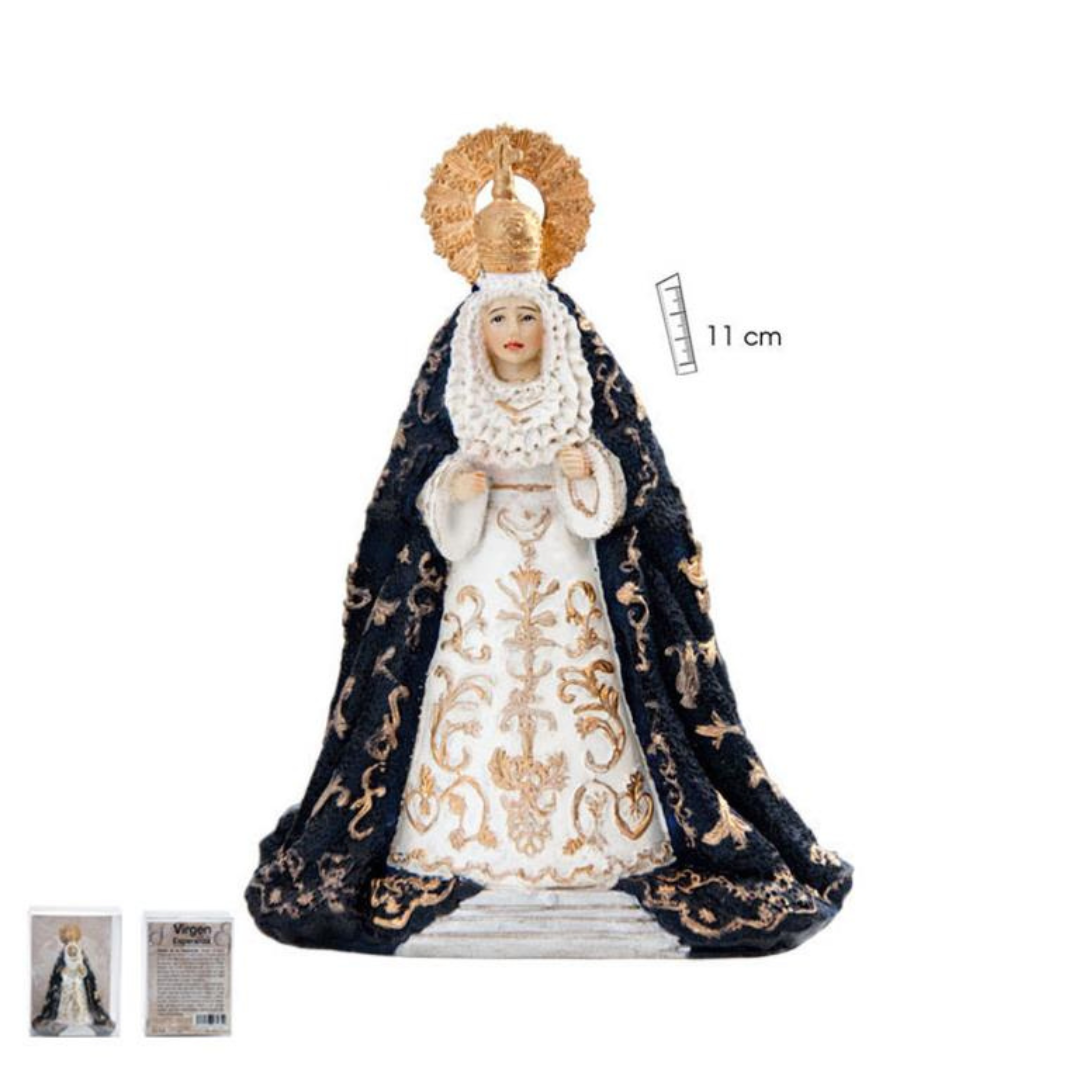 Virgen de la Esperanza - Oscura – 11 cm - Imagen 3