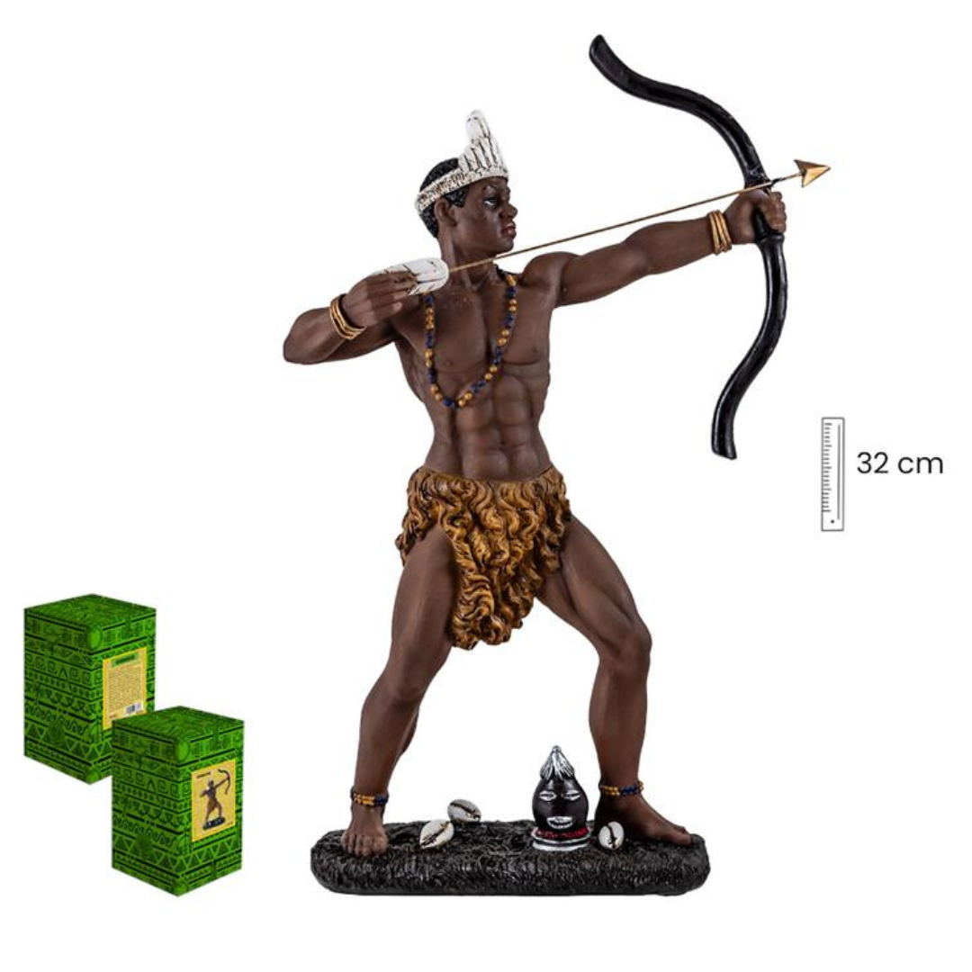 Oshosi, uno de los cuatro guerreros Orisas, el mejor cazador. - 31 cm - Imagen 3