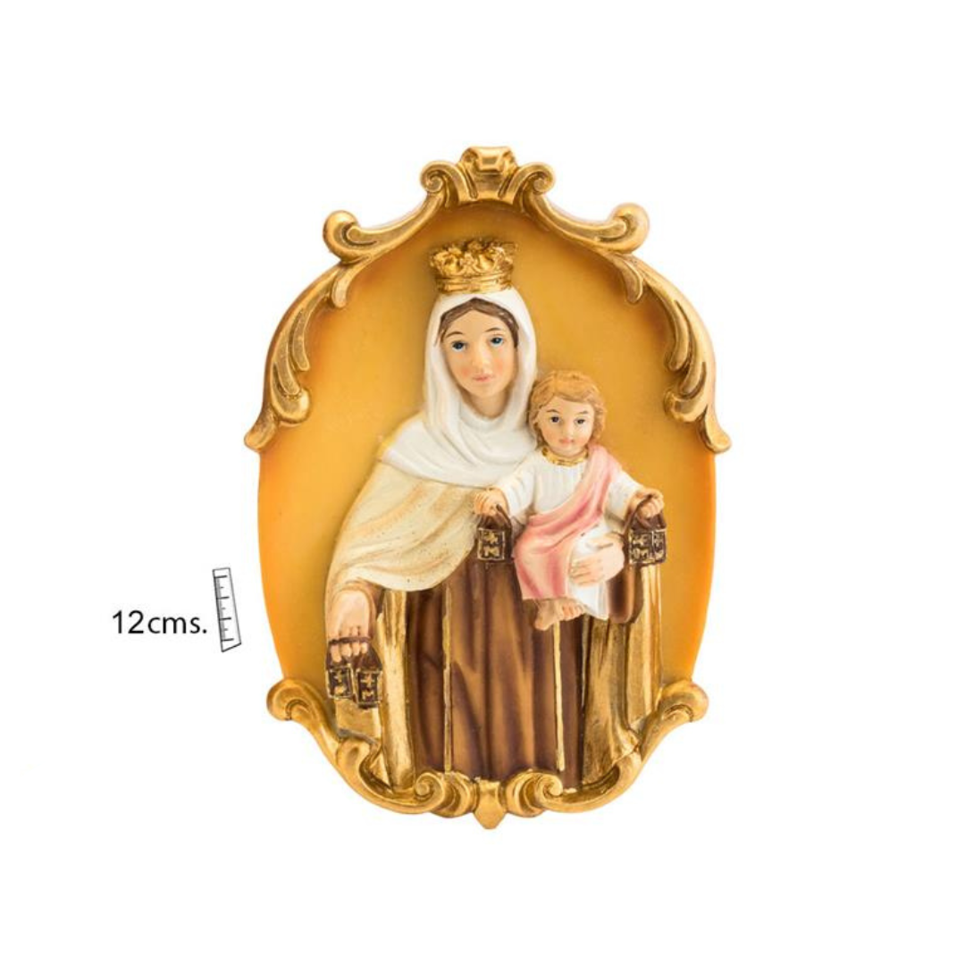 Virgen del Carmen - Placa para colgar 12 cm