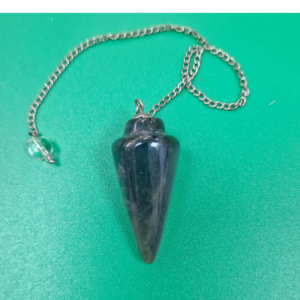 Péndulo Mineral de Amatista de Uruguay.