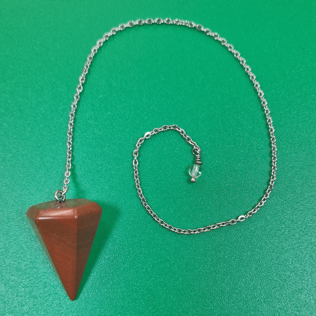 Péndulo de Jaspe Rojo