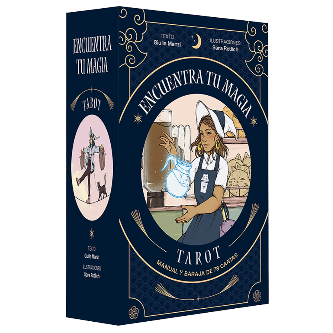 Tarot Encuentra tu Magia | Baraja espiritual de 78 cartas